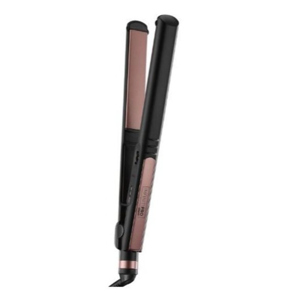 Conair Infinitipro 1" Rose Gold Ceramic Flat Iron 455 Deg F for All Hair Types - Picture 1 of 5
